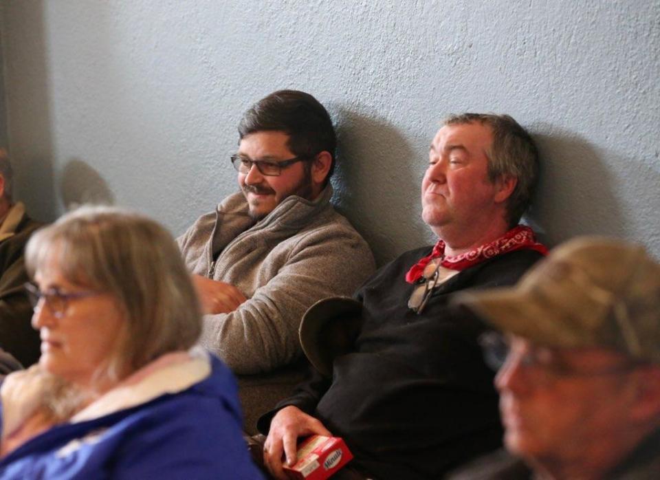 Chris Rice is facing a trial on the Rochester City Council for alleged sexual harassment of peers on the council and other allegations. He is seen here at a Monday, May 2, 2022 meeting where the investigative report into the allegations was released.