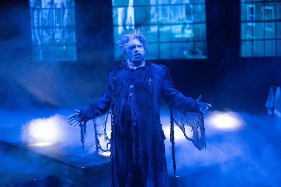 Scott C. Brown as Jacob Marley in Harlequin Productions’ ”A Christmas Carol,” which will be returning in 2024.