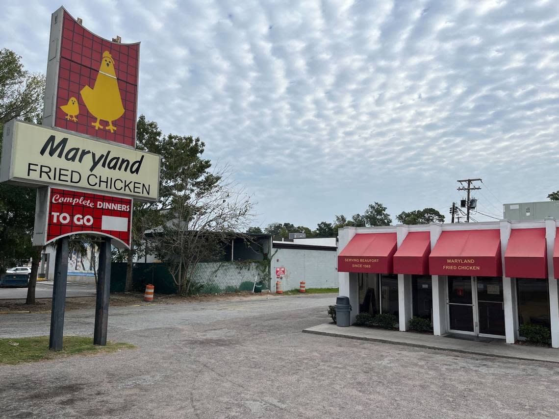 Maryland Fried Chicken on Ribaut Road in Beaufort looks largely the same in 2022 as it did when it opened in 1969.