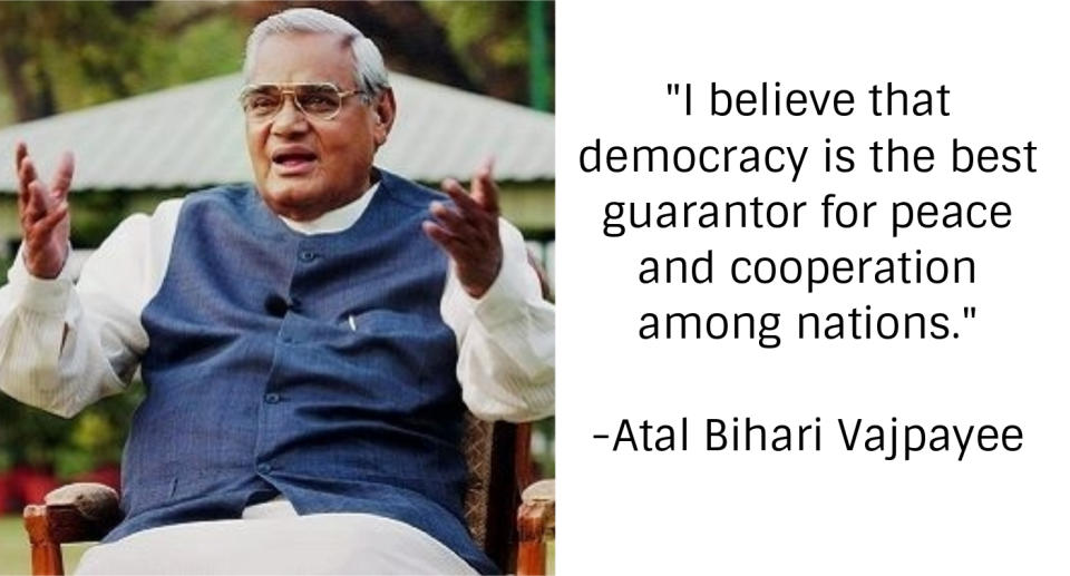 Rare pearls of wisdom from AB Vajpayee