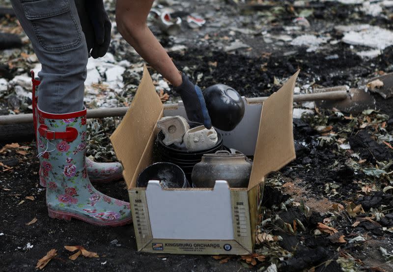 Destruction seen after wildfires in Oregon