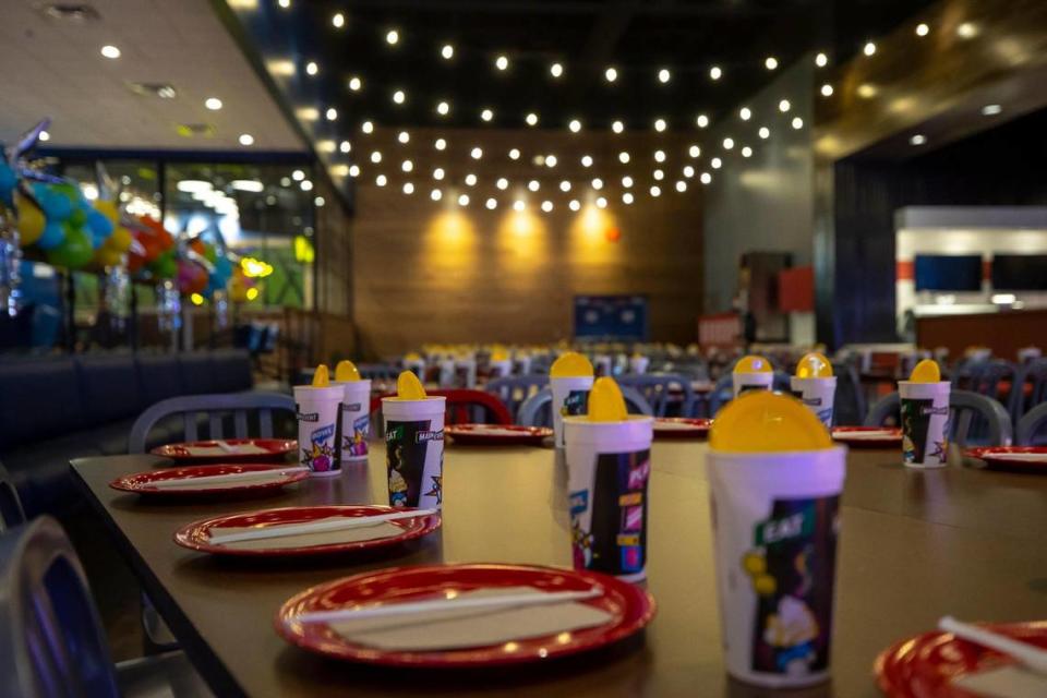 Main Event has tables and packages for birthday parties.