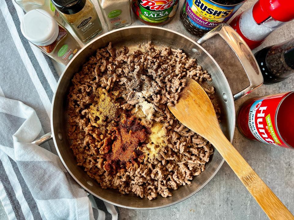 Lean ground beef is a healthy weeknight cooking hero.