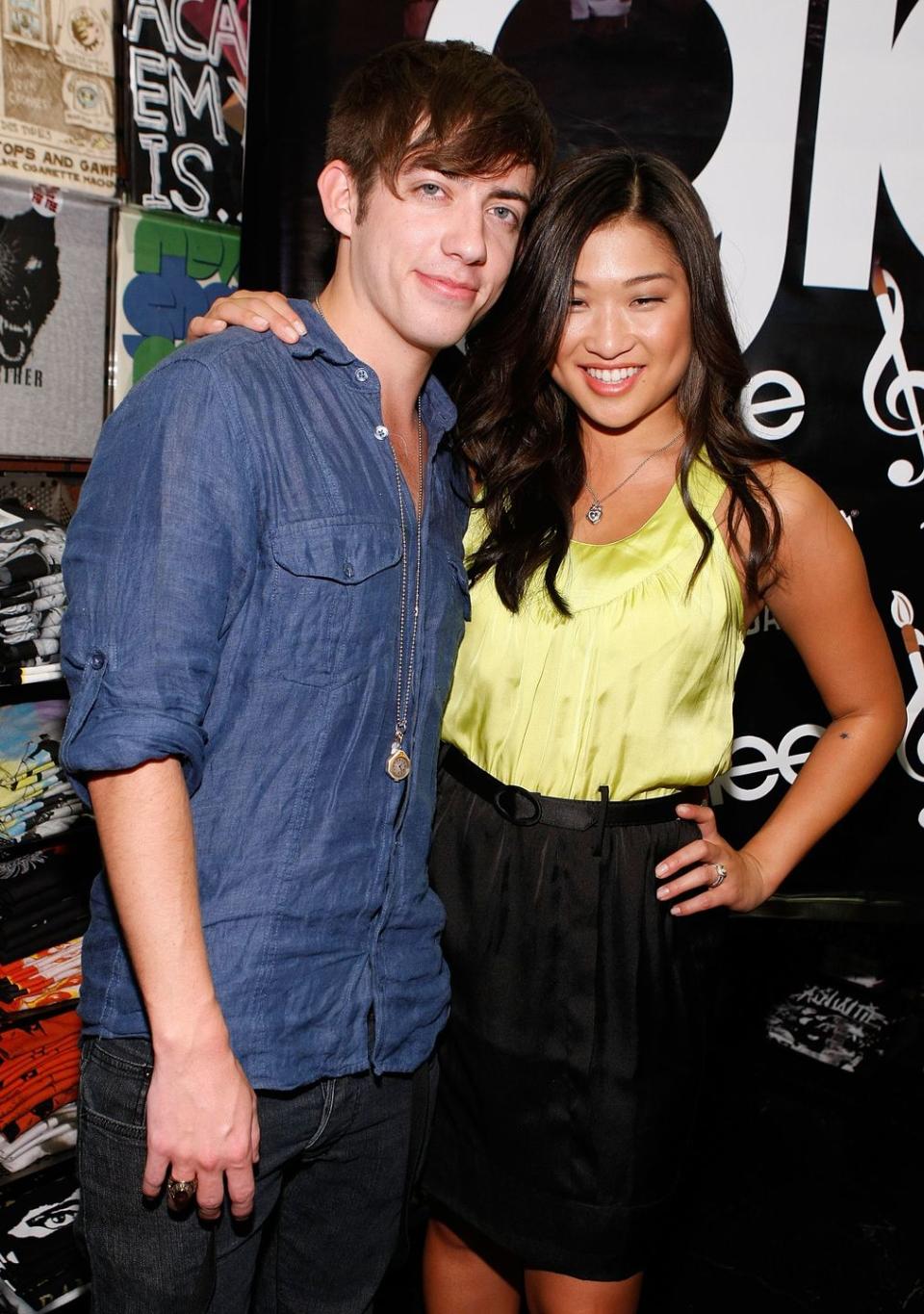 <p><a href="https://glee.fandom.com/wiki/Jenna_Ushkowitz" rel="nofollow noopener" target="_blank" data-ylk="slk:Jenna Ushkowitz and Kevin McHale were roommates;elm:context_link;itc:0;sec:content-canvas" class="link ">Jenna Ushkowitz and Kevin McHale were roommates</a> while working on <em>Glee</em>, and they often hosted cast parties. The two are still working together, too. They have a podcast called <em><a href="https://www.podcastone.com/showmance-with-kevin-mchale-and-jenna-ushkowitz" rel="nofollow noopener" target="_blank" data-ylk="slk:Showmance;elm:context_link;itc:0;sec:content-canvas" class="link ">Showmance</a></em>.</p>