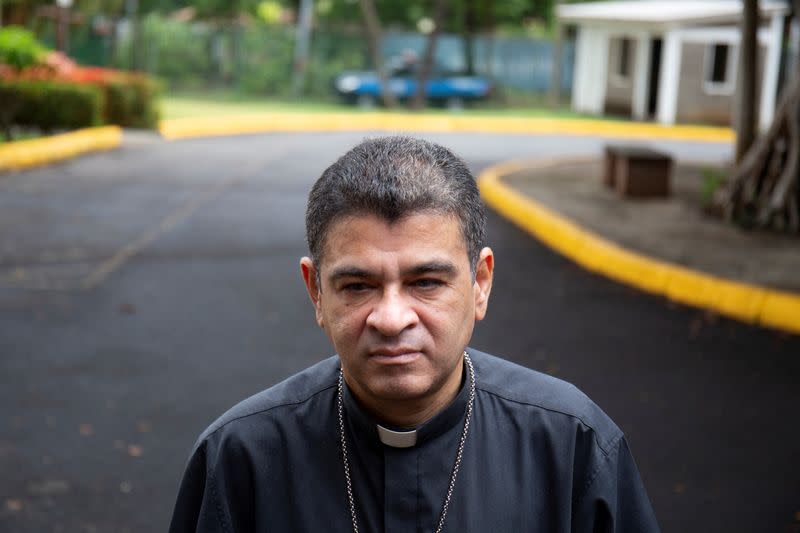 Nicaraguan bishop, alleging police harassment, takes refuge at a Catholic church in Managua