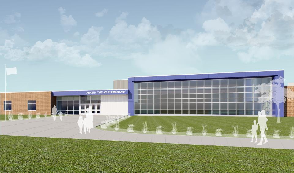 A rendering of Abbie Grove, Ankeny's next elementary school, which is expected to open for the 2024-25 school year.