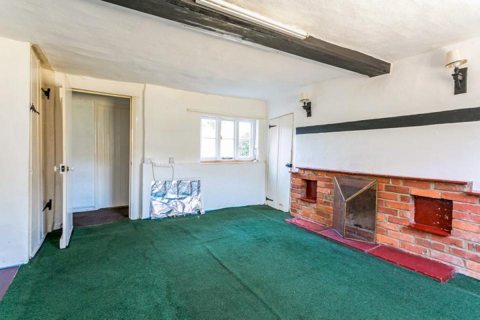 The living room at Church Cottage (Savills)