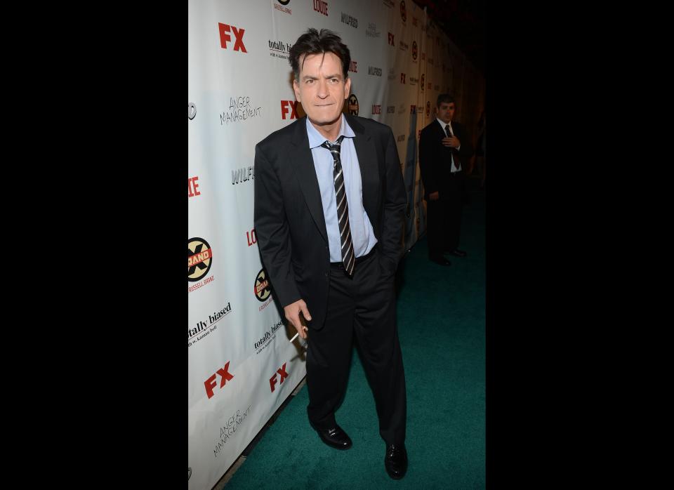 Thirsting for tiger blood and claiming that he had the power of a warlock, Charlie Sheen was off his rocker in 2011. With a "goddess" on his arm and a briefcase full of cocaine, Sheen was in his own world -- and clearly "winning."   (Getty)