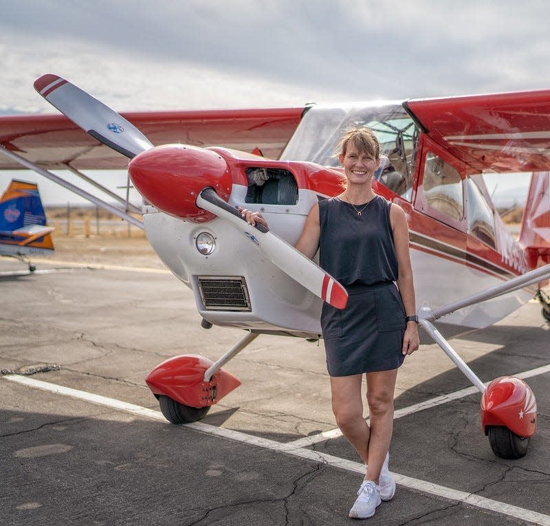 Aerobatics pilot Maryanne Fox