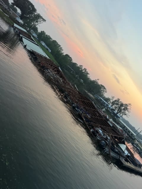 Storm damage in Coffee City