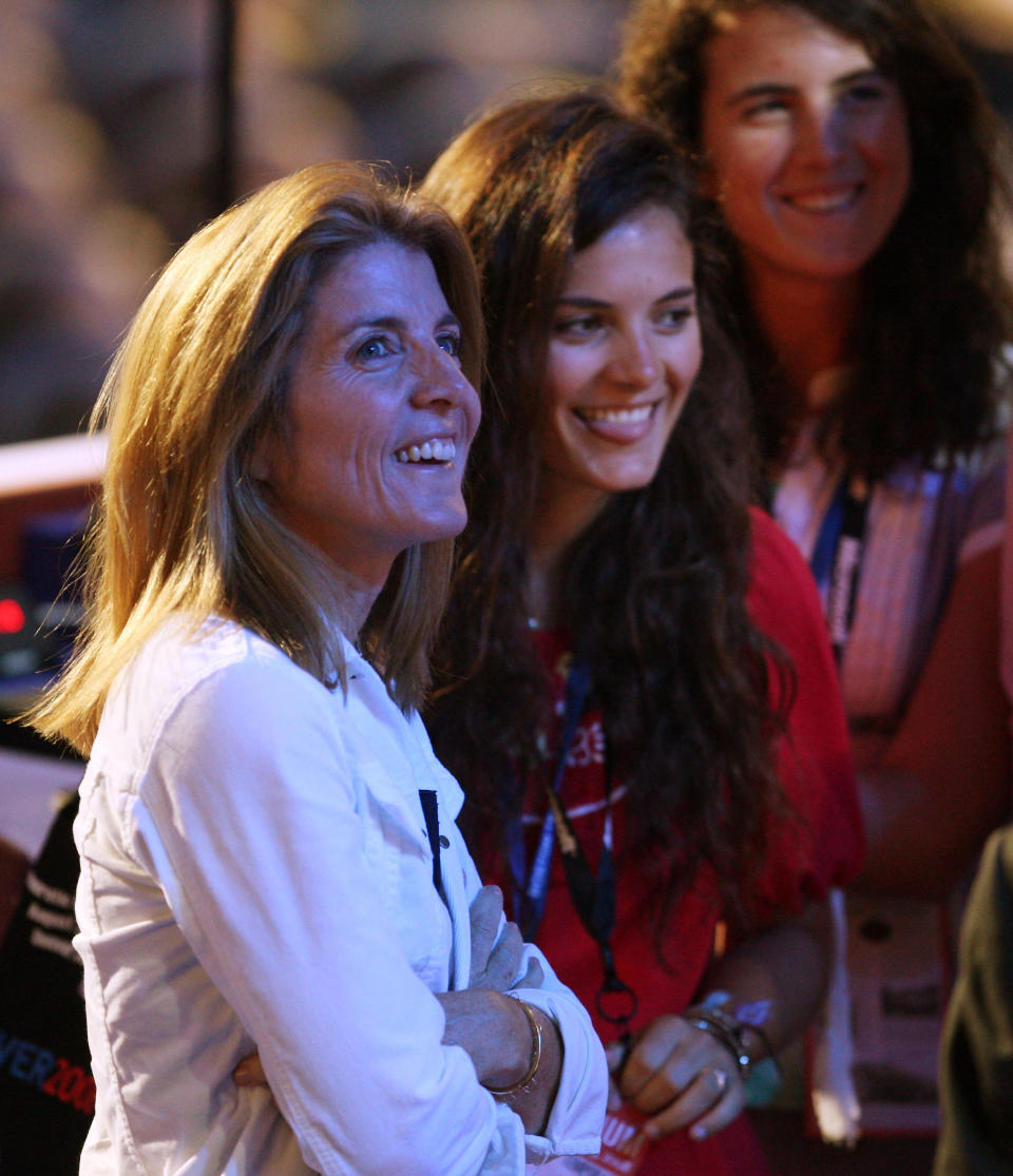 Caroline Kennedy Schlossberg and daughter Rose Schlossberg. 