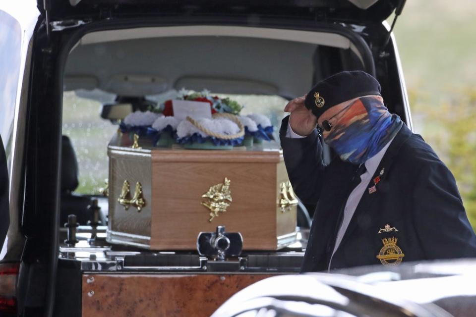 The funeral of Anthony Parsons was held in April this year (Andrew Milligan/PA) (PA Archive)