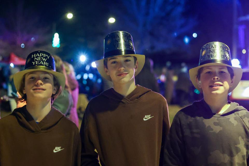 General scenes from Oak Ridge’s first New Year's Eve event sponsored by Free Medical Clinic featured a ball shaped liked an atom at A.K. Bissell Park in Oak Ridge, TN on Sunday, December 31, 2023.