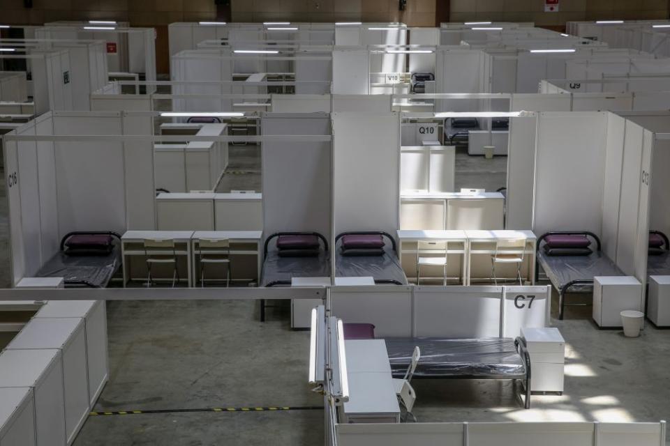 A general view of the low-risk Covid-19 quarantine and treatment centre at the Malaysia Agro Exposition Park Serdang April 3, 2020.  — Picture by Yusof Mat Isa