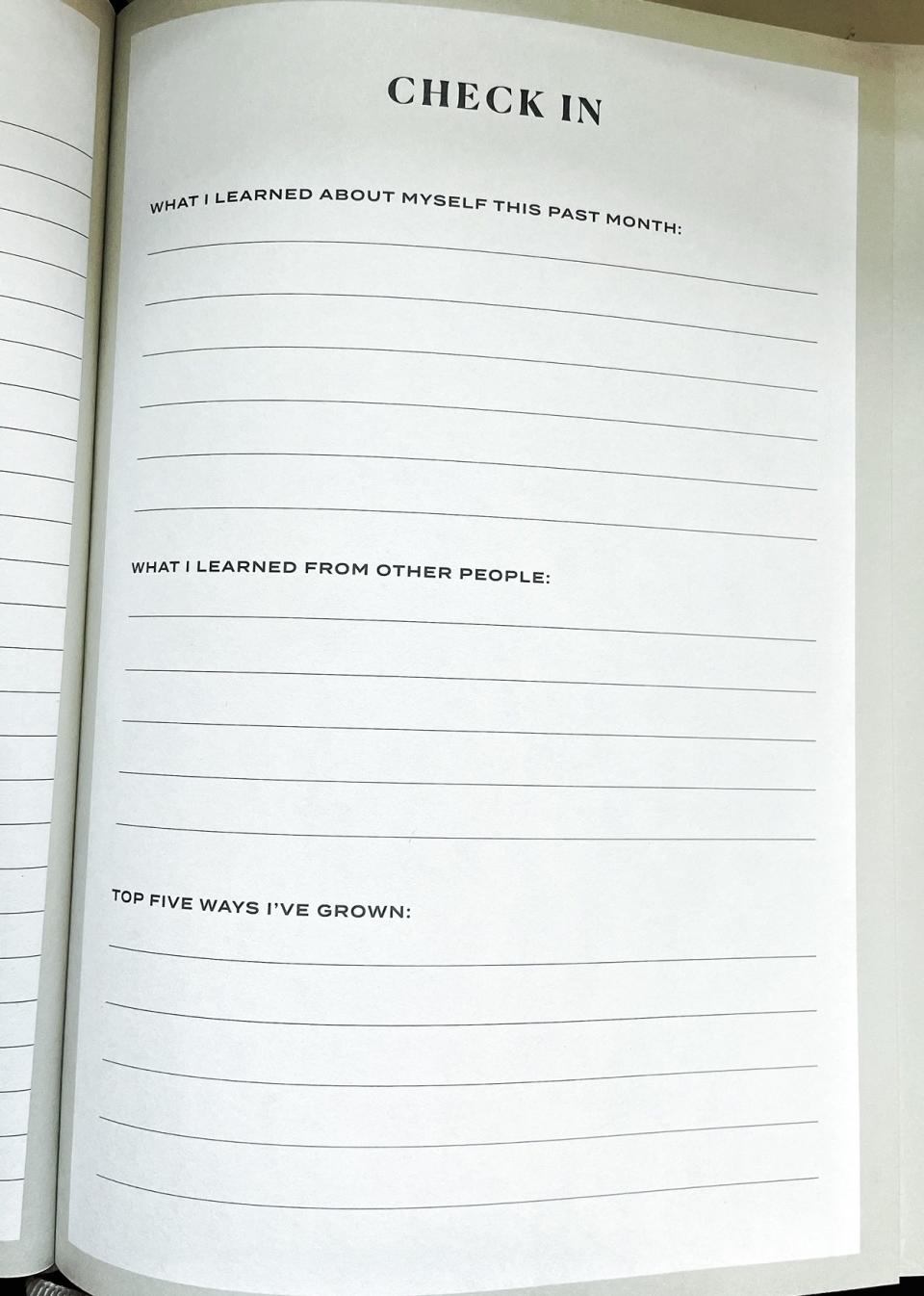 Inside of the Wit + Delight Planner