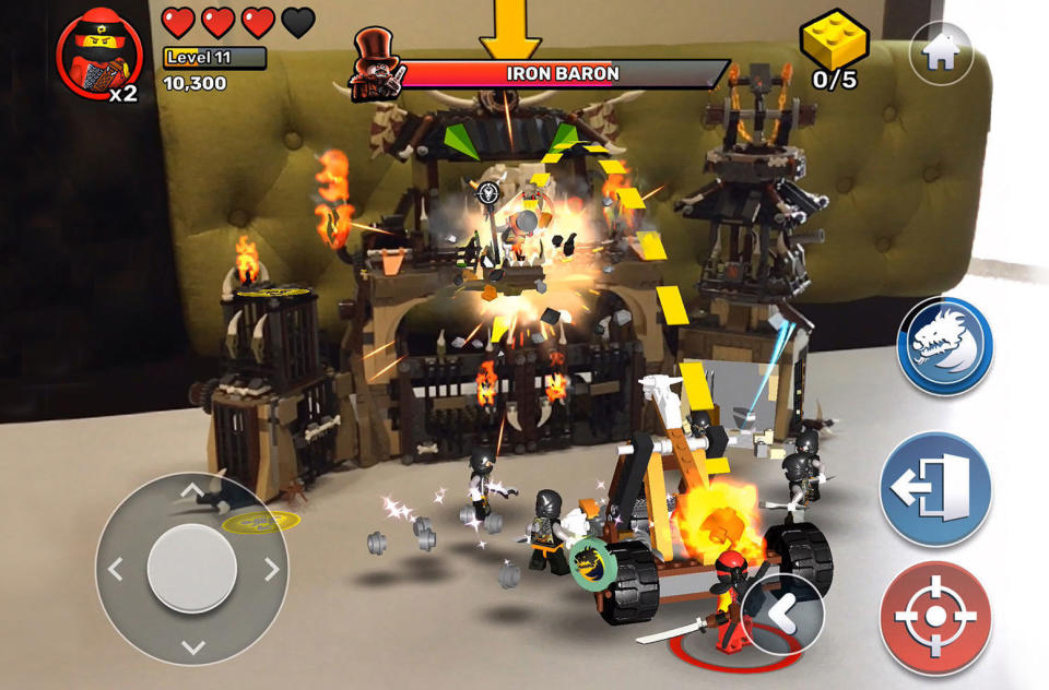 Lego's augmented reality Playgrounds app was arguably the highlight of the