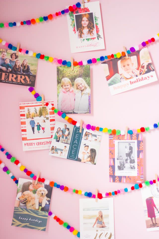 Christmas Card Garland