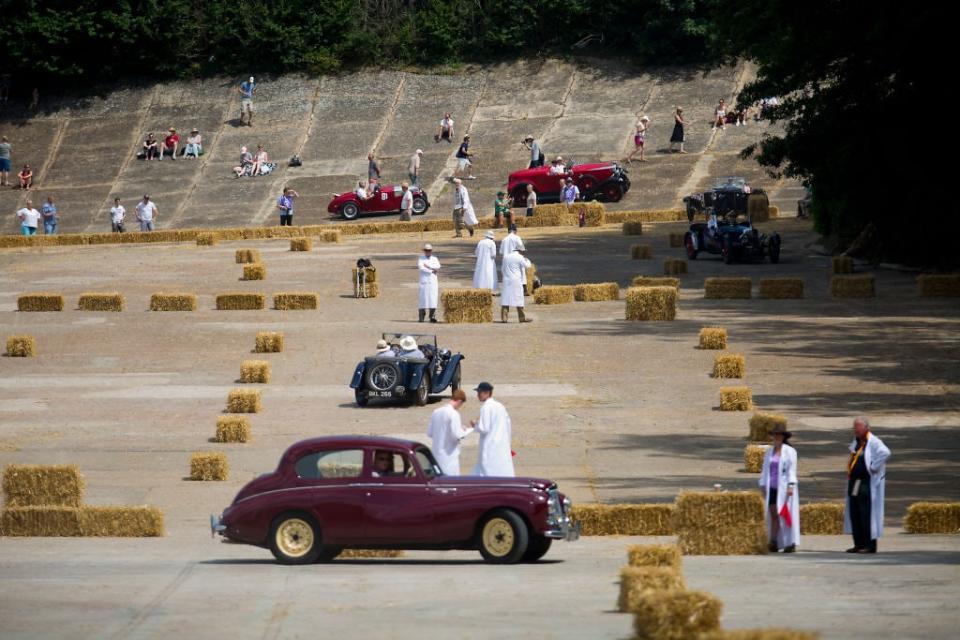 Classic cars at Brooklands - getty