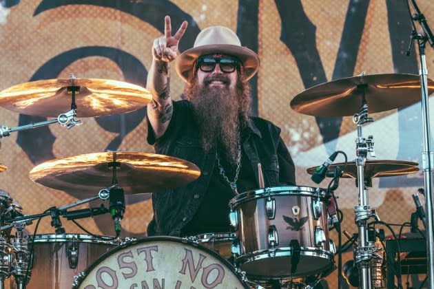 Brit Turner's return to the stage with Blackberry Smoke in 2022, following brain surgery, featured an epic standing ovation. - Credit: Andy Sapp*