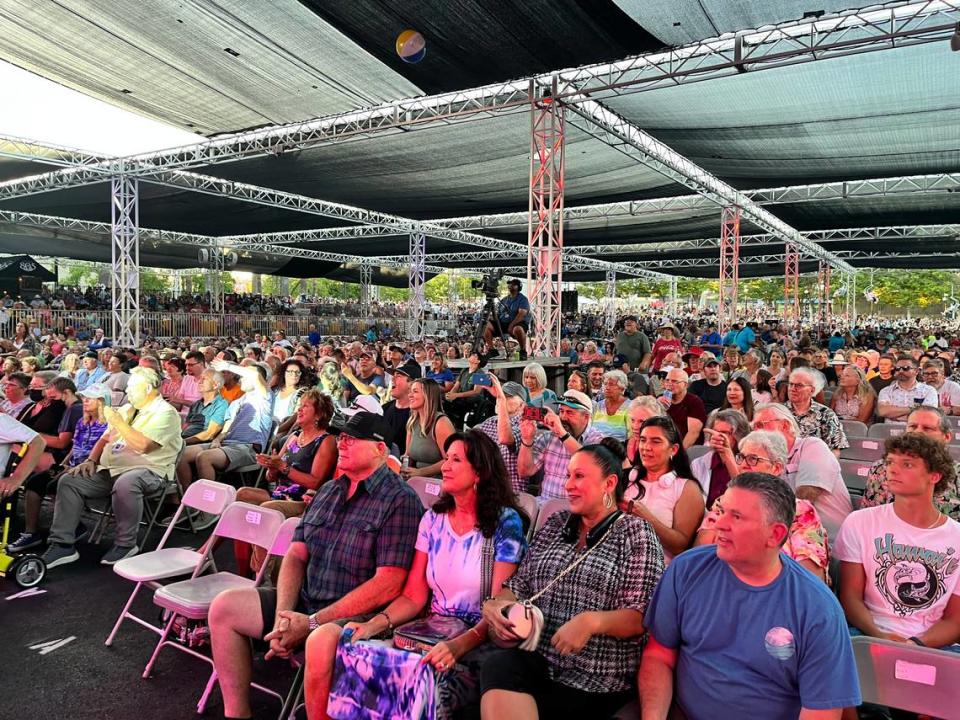 The Beach Boys played to a sold out crowd at the Golden 1 Stage during the California State Fair on Friday, July 26, 2024.