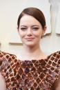 <p>Emma Stone's eyes matched her hair and her custom Louis Vuitton sequined gowns. </p><p><strong>Get the look:</strong></p><p>"I really wanted to make the eyes the main focus of this look. I applied the Phyto Eye Twist in copper to the lid, crease and lower lash," said Stone's makeup artist Rachel Goodwin, who worked with Sisley Paris. "I then applied the topaze shade across the lid to define the edges to blend it with the PhytoKhol Star Waterproof Eyeliner in sparkling brown for a smoky, coppery look. To amp up the color, I put a swipe of Phyto Ombre Glow in amber across the lid to further emphasize the colors of the dress. I filled her brows in using the Phyto-Sourcils Design Brow Pencil in brun. I then finished the eyes with a few coats of the New So Volume Mascara in deep black for a dramatic, voluminous look.</p>