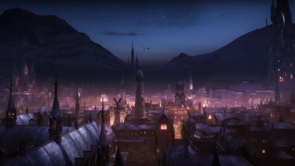 The city of Terviso in Antiva under cover of darkness