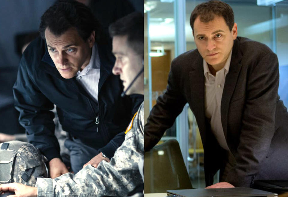 <p>The chameleonic actor seems to be everywhere these days. Two of his 2016 highlights: His role as a CIA operative in ‘Arrival’ (left), and as the corrupt former colleague and current rival of Jessica Chastain’s cutthroat lobbyist in gun-control drama ‘Miss Sloane’ (right). (Photo: Paramount/EuropaCorp) </p>