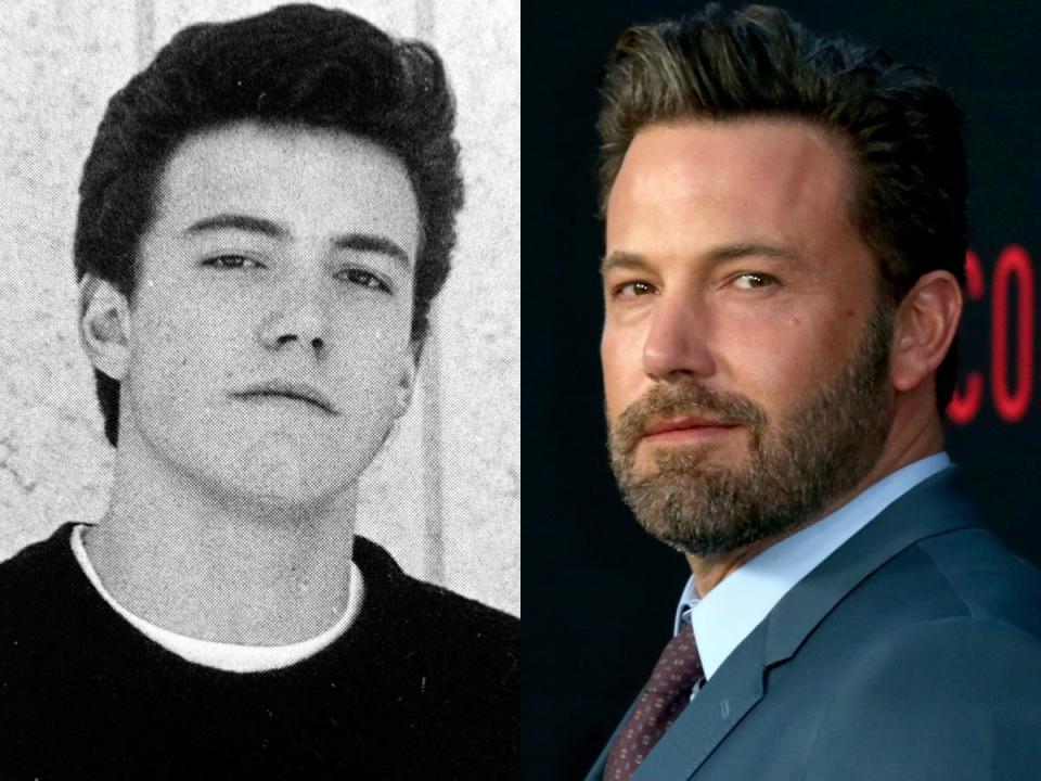 ben affleck high school yearbook