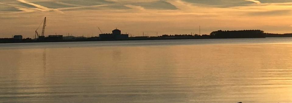 The V.C. Summer nuclear power plant, seen here from a vantage point on Lake Monticello, is located Fairfield County, SC., north of Columbia. It is operated by Dominion Energyi.