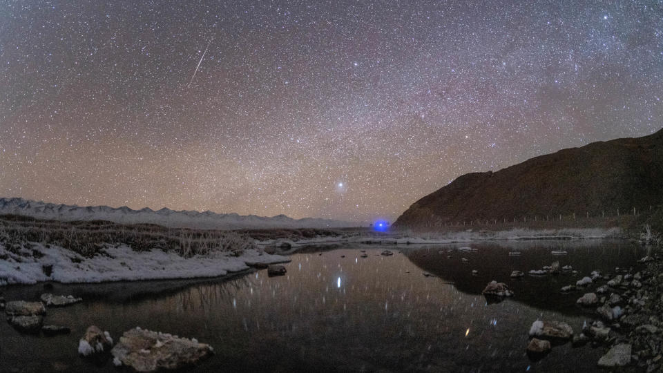 Geminid meteor shower, China