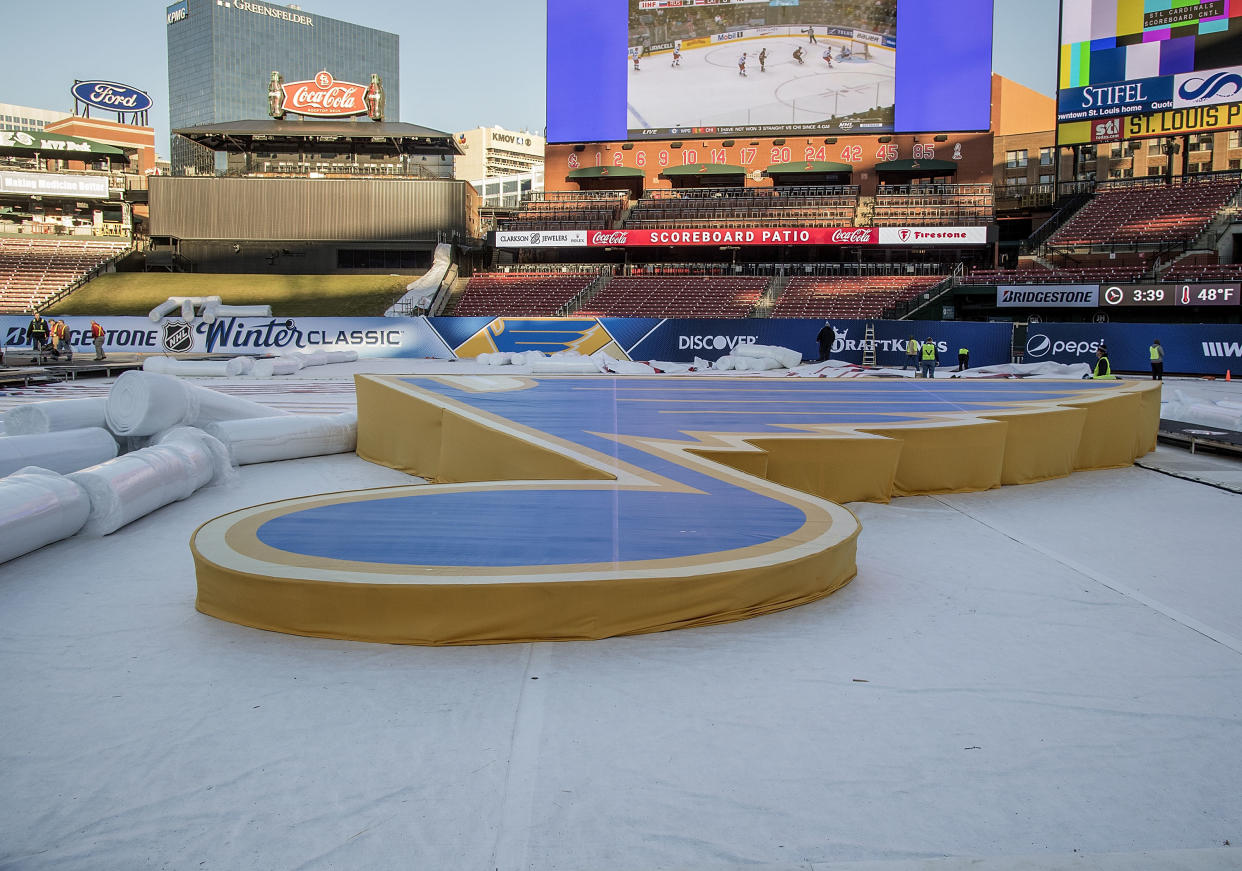 GM Doug Armstrong confirmed that the male victim of the armed robbery is a prospect in the Blues organization. (Getty)