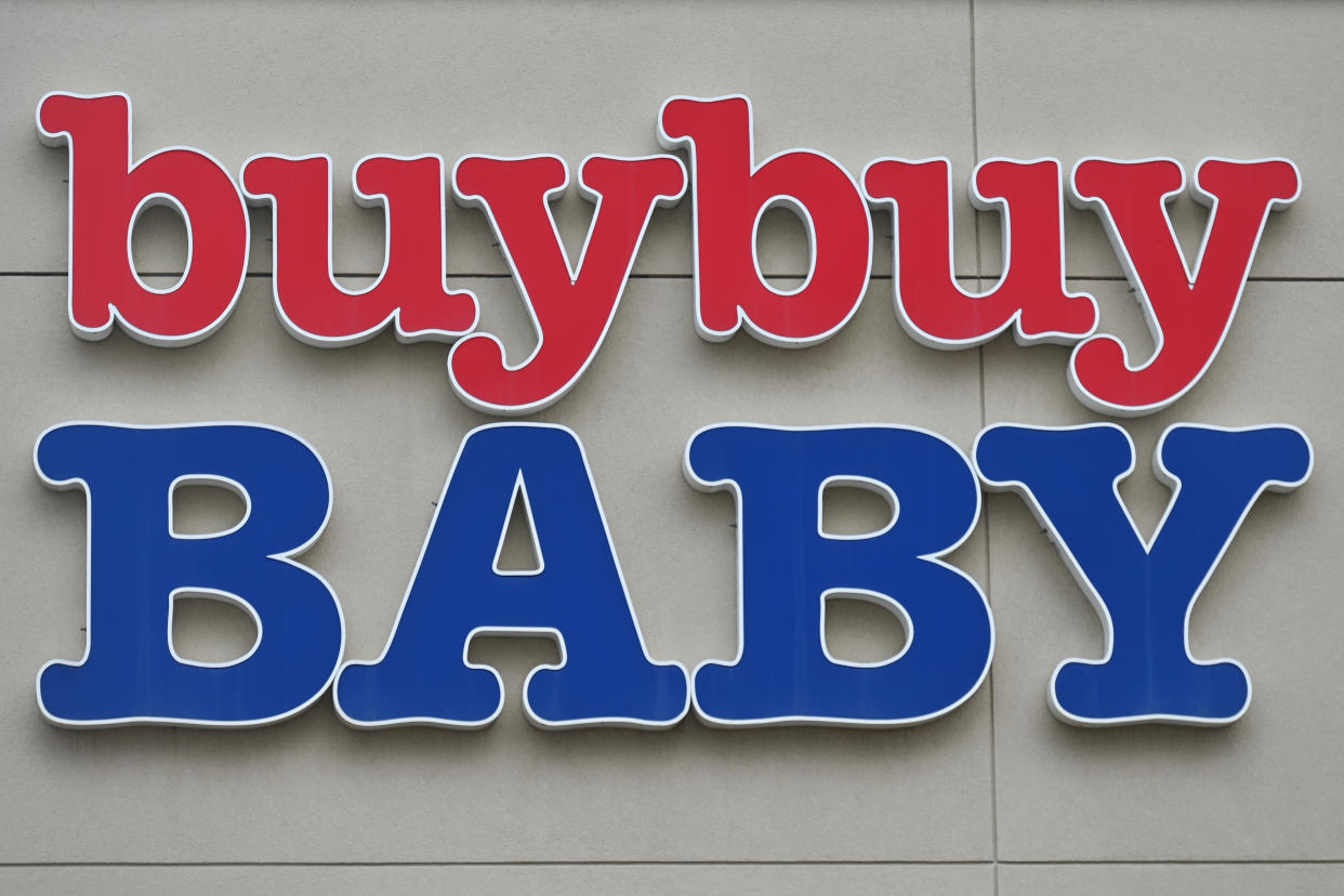 Buy Buy Baby shop and logo.
On Friday, May 20, 2022, in Edmonton, Alberta, Canada. (Photo by Artur Widak/NurPhoto via Getty Images)