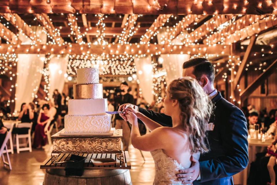 A venue like the Ca”Barn”et Barrel Barn at Talon Winery has a rustic chic vibe that can accommodate up to 250 people Wedding experts say it is important to first select a venue when planning a wedding..