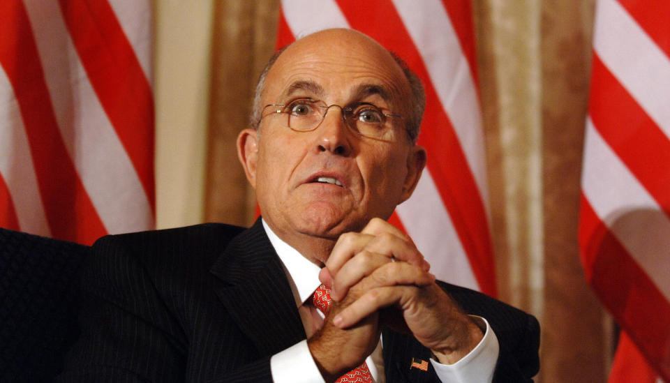 <p>Rudy Giuliani’s comments contradict the position of the president, who has insisted there was no collusion during his successful White House run.</p>