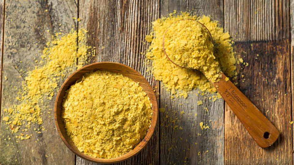 bowl filled with nutritional yeast; nutritional yeast benefits