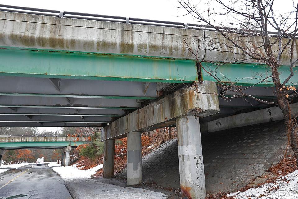 The Route 3 bridge over Franklin Street in Duxbury is on a list of bridges to be replaced.