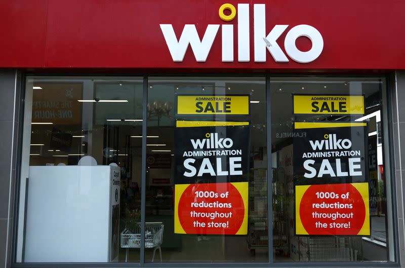 FILE PHOTO: A branch of the discount retail homeware store Wilko is seen in Altrincham, Britain