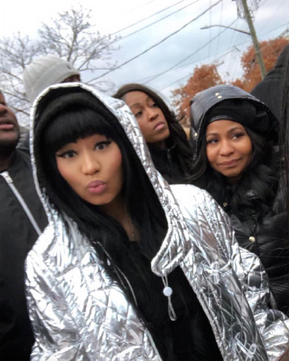 Nicki Minaj Returns to Queens to Give Away Thanksgiving Turkeys