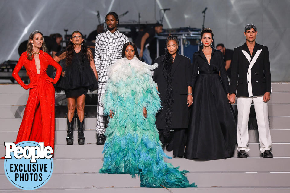<p>"So grateful to have closed the Fashion for Relief runway show alongside Naomi in the final act." </p>
