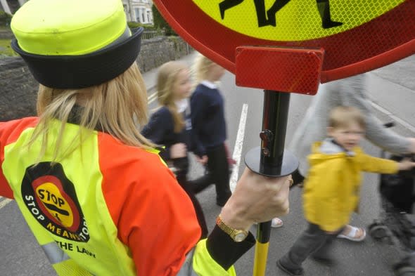 Lollipop-cam to help school crossing patrols