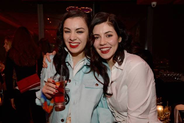 Charli XCX and Marina in 2014 - Credit: David M. Benett/Getty Images for Sushisamba London