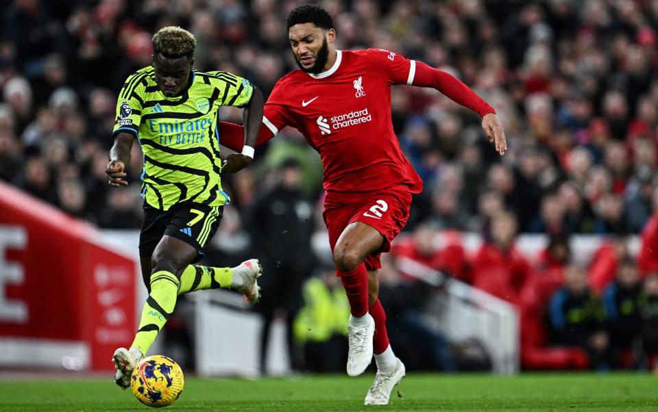 Liverpool vs Arsenal player ratings: William Saliba stars in defence as he bullies Cody Gakpo