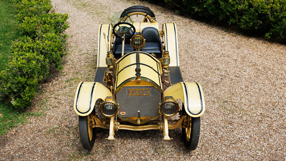 The 1914 Mercer Type 35-J Raceabout being offered through Gooding & Company in August of 2023.