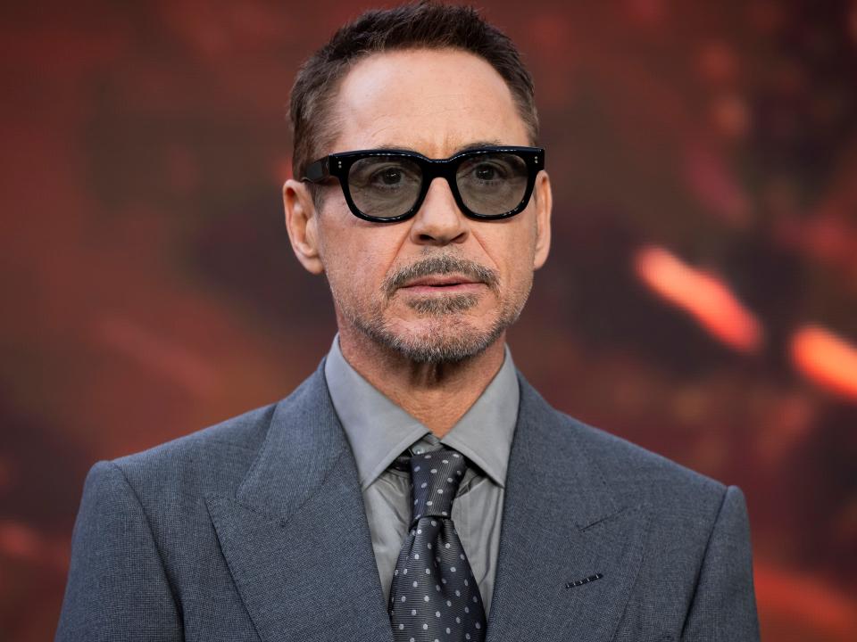 Robert Downey Jr. at the UK premiere of "Oppenheimer" in July 2023.