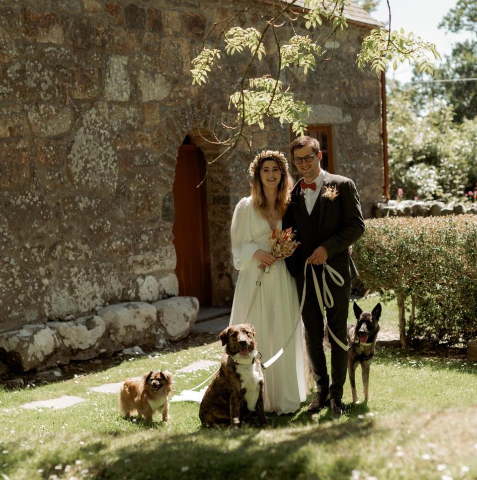 Natalie Corbett got married in June but will now be jetting off to spend five months working 8,700 miles from home - BABS BOARDWELL PHOTOGRAPHY