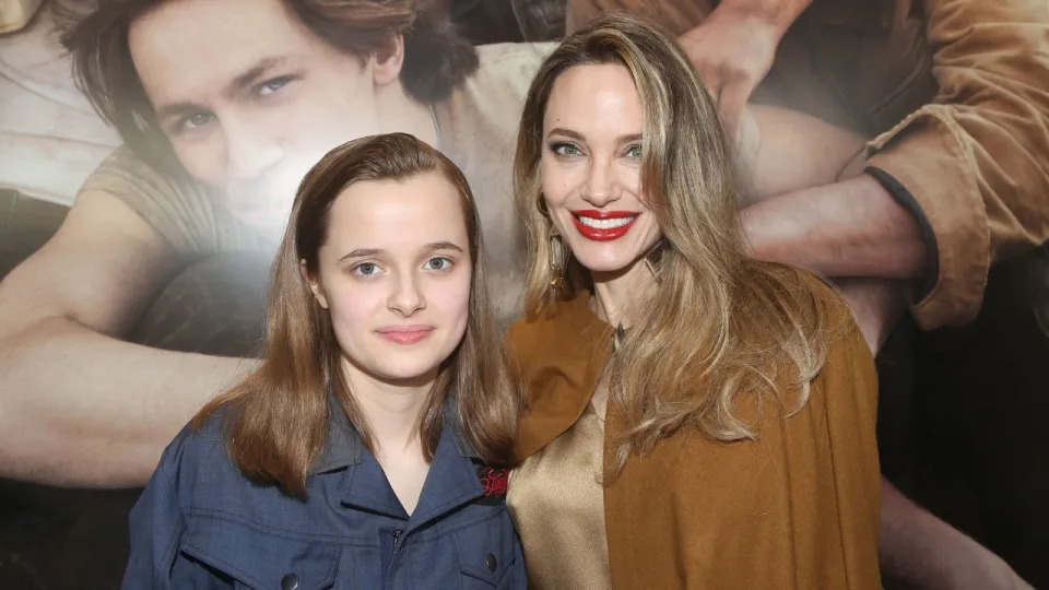 Vivienne Jolie-Pitt and Angelina Jolie. Bruce Glikas/Getty Images.