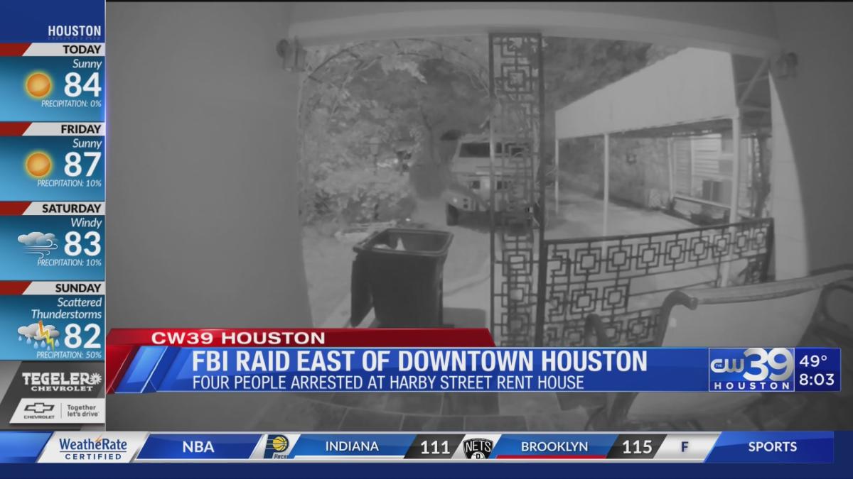 FBI raids rental home east of downtown Houston