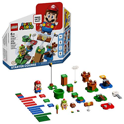 LEGO Super Mario Adventures with Mario Starter Course 71360 Building Kit, Interactive Set Featuring Mario, Bowser Jr. and Goomba Figures, New 2020 (231 Pieces) (Amazon / Amazon)