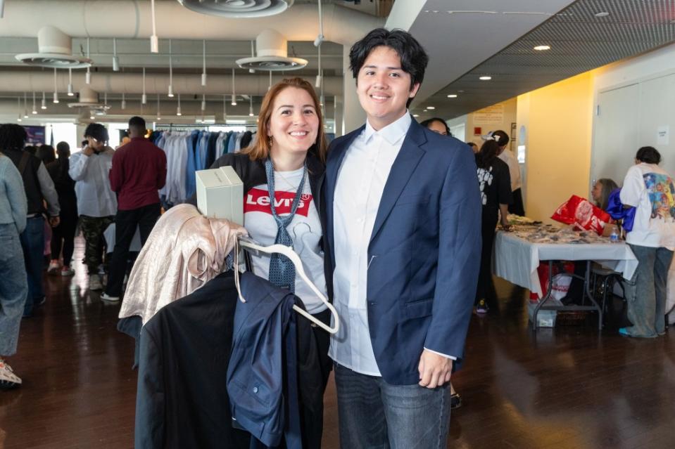 “There’s a lot of more lower-income kids around here who can’t really afford this normally so I think it’s good that they’re making this available for everybody — it doesn’t matter their race, gender, income level, it’s open for everybody and that’s great for the community,” said Dylan, 17, who was shopping for his senior prom with his mom. OLGA GINZBURG FOR THE NEW YORK POST