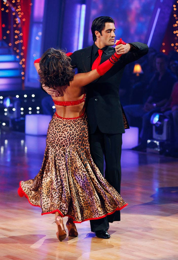 Gilles Marini and Cheryl Burke perform the Foxtrot to "Fever" by Peggy Lee on "Dancing with the Stars."